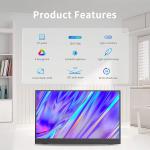 Laptop Portable External Monitor 15.6" 1080P USB C For MacBook Phone PS4 Switch