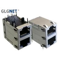 Buy cheap Ethernet Hubs LAN RJ 45 Connector 2 X 1 Stacked Rj45 Double Connector product