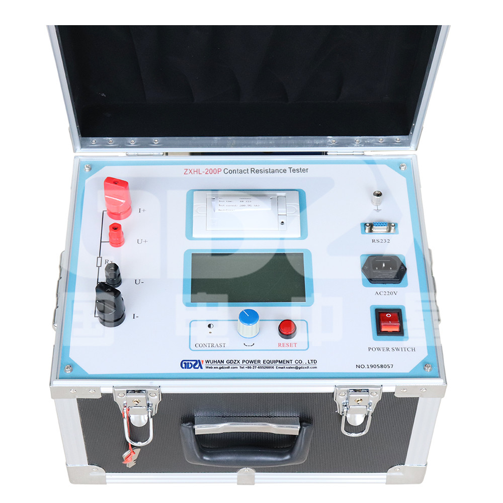 ZXHL-200P DC50A 100A 150A 200A Switch Control Contact Resistance Tester