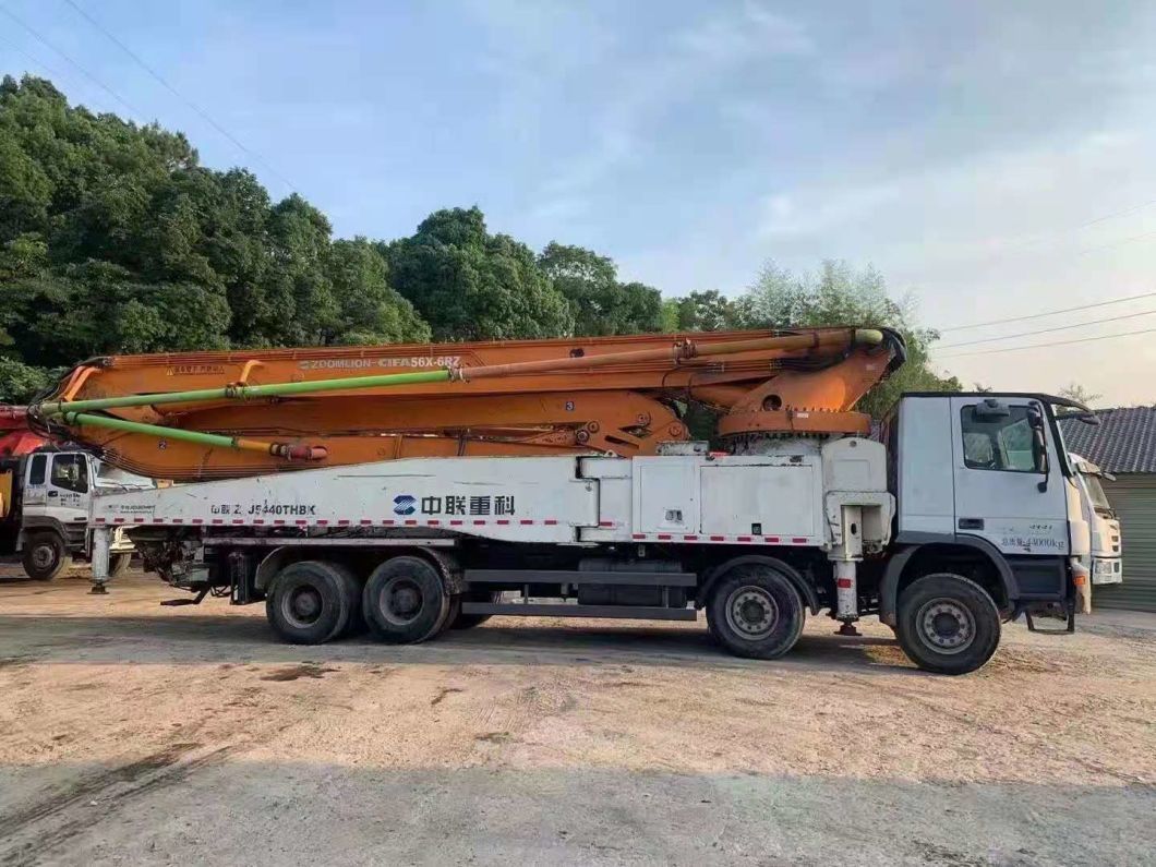 2013 Zoomlion 56m Used Concrete Boom Pump Mercedes Benz
