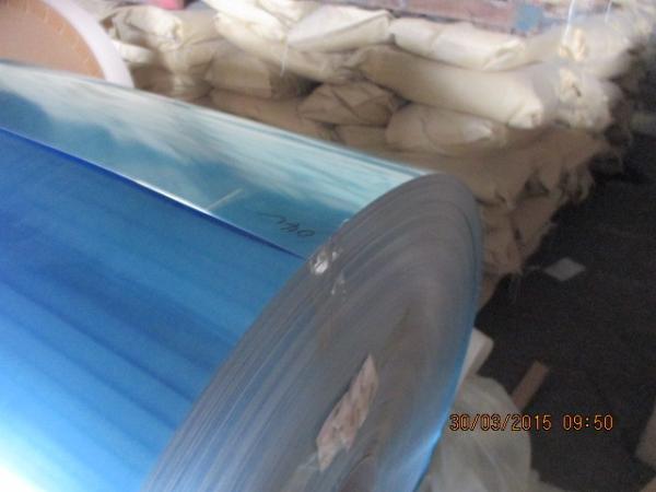 Buy cheap Blue Hydrophilic Film Coated Aluminium Foil With Heavy Gauge From 0.09-0.25mm Thickness Alloy 8011, Temper H22/O from wholesalers