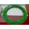 Buy cheap 8 Kg / Roll Powder Coating 2.5mm Concertina Barbed Wire from wholesalers