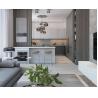 Buy cheap Custom Modular Modern Luxury Kitchen Cabinets Island Wood Furniture Cupboard from wholesalers