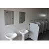 Buy cheap Modern Steel Two Doors Flat Pack Container House For Public Shower Room from wholesalers