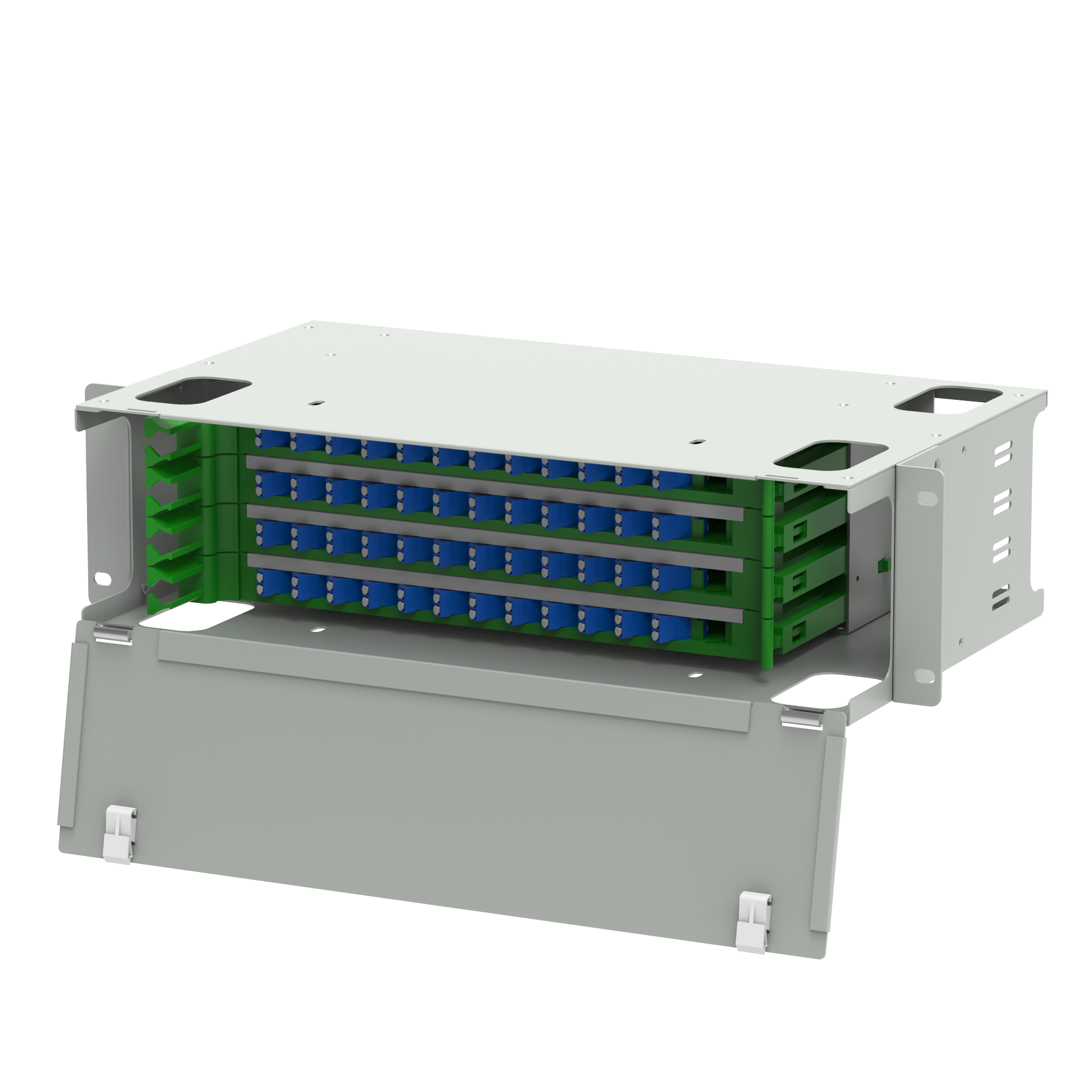 Fiber Optic Equipment 48 Port LC Type Sub Optic Distribution Frame for ODN Network