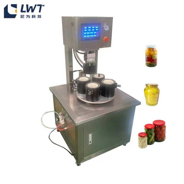 Buy cheap Glass Bottle Canned Food Vacuum Screw Capping Machine 380V from wholesalers