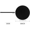 Buy cheap CM-008 Natural Rubber Round Coasters Cloth Mat Drink Mats Coasterrug from wholesalers