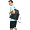 Buy cheap Gym Black Drawstring Backpack Bags Bulk X-Large Sports Cinch Sack from wholesalers