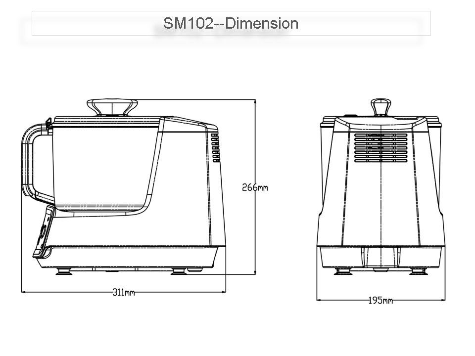SM102 mini soup maker