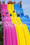Aqua Park Spiral Slide Water Park Equipment / Water Funny Game For Adults