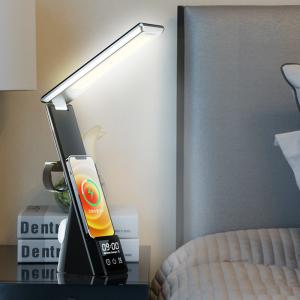 Wholesale 15w Fast 5 In 1 Custom Wireless Charger Desk Lamp With Phone Charger from china suppliers