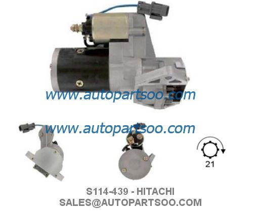 Buy cheap S114-439 S114-439A - HITACHI Starter Motor 12V 1.4KW 21T MOTORES DE ARRANQUE from wholesalers