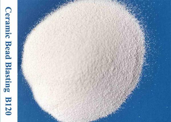 Buy cheap Zirconium Silicate Bead Ceramic Blasting Media B120 63-125μM For Golf Head Surface Finish from wholesalers