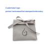 Buy cheap Custom printed envelope suede jewelry pouches with ribbon from wholesalers