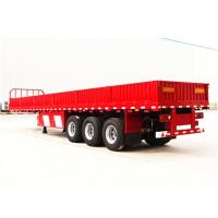 Buy cheap 40000kg 40ft Flatbed Trailer 11.00r20 Triple Axle Flatbed product