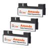 Buy cheap Magnetic Double Sidesd Display Cubicle Name Holder waterproof from wholesalers