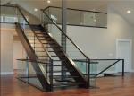 Straight Flight Glass Balustrade Stairs