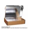 Buy cheap Food Grade Pizza Box Custom Folding Kraft Carton Frozen Food Packaging Box For Pizza Aluminum Foil Insulated Box from wholesalers
