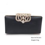 Handbags Accessories Custom Rectangle Gold Iron Metal Purse Frame Box Clutch Bag