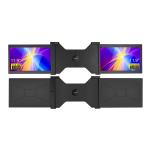 1080P Tri Screen 11.9" IPS 300cd Portable Laptop Monitor FCC