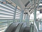 Exterior Aerofoil Aluminum Airfoil Louvers Sun Control Horizontal For Building
