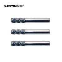 Buy cheap 1~20mm Carbide Corner Radius End Mill CNC Tungsten Milling Cutter product
