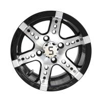 Buy cheap 12 Inches Machined/Glossy Black Golf Cart Wheels 6 Spokes 4x4 Bolt product