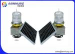 SUS304 Stainless Steel Body 32.5cd Flashing LED Solar Powered Aviation Lights
