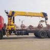 Buy cheap 10t Standard Tonnage Straight Arm Small Lorry Mounted Crane from wholesalers