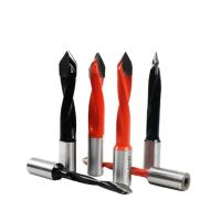 Buy cheap 5mm Solid Carbide Tungsten Tip Drill Bits Set Spiral Flute For Wood Hole product
