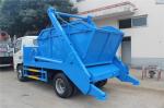 Mobile Dongfeng 4 Cbm Waste Removal Trucks 6 Wheel With Hydraulic Control