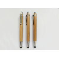 Buy cheap Recycled Bamboo Touch Pen with metal click and customized logo or silk printing product