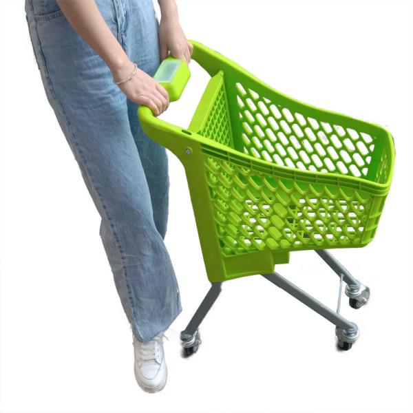 Buy cheap Supermarket Shopping Basket Trolley Plastic Customized Children Mini Shopping Cart from wholesalers