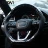 Buy cheap Black Perforated Leather Audi Carbon Fiber Steering Wheel LED Display from wholesalers