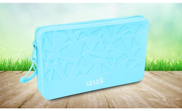 Buy cheap Small Square Silicone Waterproof Organizer Cosmetic Storage Bag Large Capacity Holder Portable Cosmetic from wholesalers