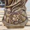 Buy cheap Jesus Bronze Sculpture Open Arms Life Size Casting Metal Christ Religious Brass Statue Outdoor Church from wholesalers