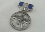 32mm Zinc Alloy Custom Medal Awards Soft Enamel , Antique Nickel Plating