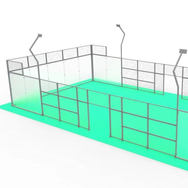 Buy cheap Customized Green Padel Tennis Court With Smooth Surface And 1 Year from wholesalers