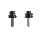 Perfect 2pc Lock Mitre Bit 22.5 Degree Set
