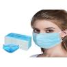 Buy cheap Breathable 3 Ply Disposable Surgical Mask 17.5*9.5cm High Fluid And Respiratory Protection from wholesalers