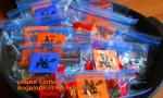 Plastic mini size candy bag printed custom cello bag halloween treat bags