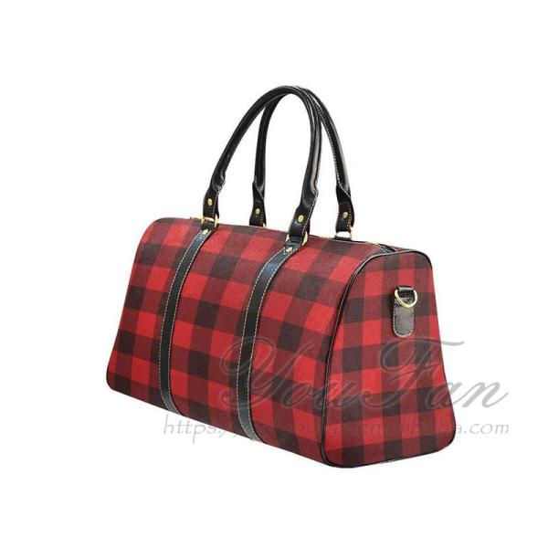 Buy cheap Vintage Classic Plaid Travel Duffel Bags For Academic / Commercial Trips from wholesalers