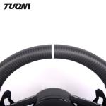 Matte Audi Carbon Fiber Steering Wheel Real Leather RS International Auto Parts
