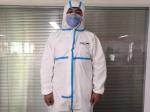 Waterproof Medical Protective Cloth , Surgical Disposable Isolation Gowns