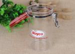 BPA Free Airtight Canister Clear Plastic Cylinder Bottle For Food / Sauce