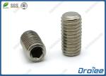 Buy cheap 304 Stainless Steel M2.5 Metric Flat Point Set Screw from wholesalers