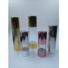 Buy cheap Special 15ml 30ml 50ml gold frosted vacuum skin care silver chambercosmetic manufacturer lotion airless pump bottle from wholesalers