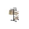 Buy cheap Recyclable Metal Garment Display Stand Floor Standing 450MM Width For Retail Store from wholesalers