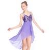 Buy cheap MiDee Elegant Cami Flora Sequins Lyrical Costumes Dance Dress Gentle High-Low Skirt Competition Performance Stage Wear from wholesalers