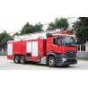 Buy cheap Mercedes Benz 25m Aerial Fire Truck Spraying Water / Foam / Powder from wholesalers